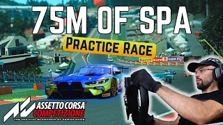 Training Race 75M of SPA  Assetto Corsa Competizione [upl. by Analeh]