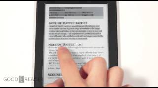 Amazon Kindle Paperwhite 2 PDF Experience [upl. by Eelyahs]