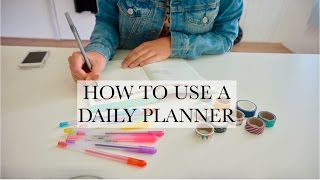 How I Use My Daily Planner  GIVEAWAY [upl. by Arjun449]