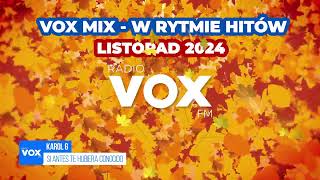 LISTOPAD W RYTMIE HITÓW 2024  OFICJALNY MIX VOX FM [upl. by Anima881]