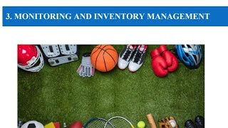 Monitoring and Inventory Management  Part1  Physical Activity Trainer  ClassX CBSE  202223 [upl. by Henebry]