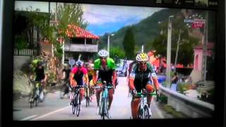 Brambilla vs Rovny Vuelta [upl. by Ardaed]