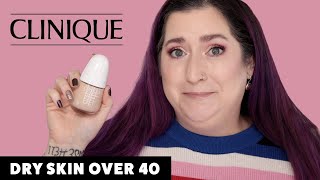 CLINIQUE EVEN BETTER CLINICAL SERUM FOUNDATION  Dry Skin Review amp Wear Test [upl. by Llennaj]