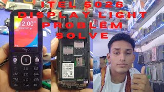 itel itel 5026 display Light jumper itel display light problem solve itel5026 [upl. by Akiemehs]