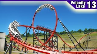 Velocity Lake ep 13  LAUNCHED COASTER COMPLETE  Planet Coaster [upl. by Ysor]