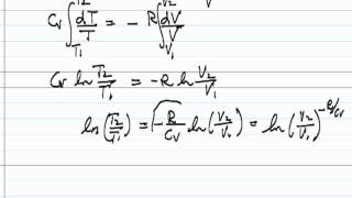 Reversible Adiabatic Compression of Ideal Gas [upl. by Klatt]