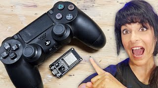 Use Your PS4 Game Controller with an ESP32 via Bluetooth The Complete Guide [upl. by Aieka]