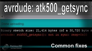 avrdude stk500getsync not in sync error messages  common fixes [upl. by Adnohsirk]