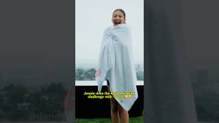 Jennie does the Cold Plunging challenge with Vogue jennie blackpink [upl. by Engapmahc786]