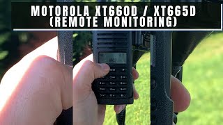 Radio Check  Remote Monitoring on Motorola dPMR digital PMR 446  XT660d  XT665d [upl. by Adahs]