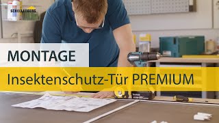 Montage InsektenschutzTür PREMIUM von Schellenberg [upl. by Eatnuahc872]