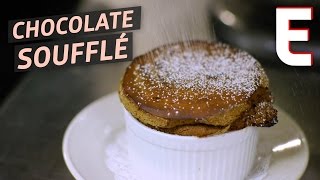 Minetta Tavern’s Chocolate Souffle is Puffy Perfection — Snack Break [upl. by Aneelad]