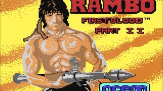 Rambo First Blood Part II C64 Music InGame Theme [upl. by Anwat]