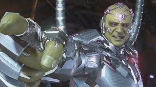 INJUSTICE 2 ALL BRAINIAC Cutscenes amp Appearances [upl. by Pilihp]