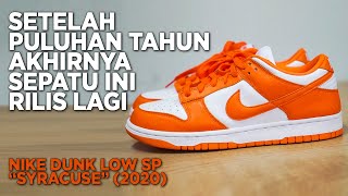 Unboxing Nike Dunk Low SP quotSyracusequot  Jakarta Indonesia [upl. by Yrakcaz]