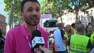 Toulouse  30000 personnes à la Marche des fiertés [upl. by Joshuah]