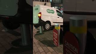 Specsavers Van vs Bollards Shoudve Gone To Specsavers [upl. by Ivor]