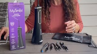 MySmile LP211 Cordless Advanced Water Flossers for Teeth Review [upl. by Ocirne]