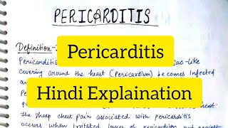 Pericarditis  Etiology  Diagnosis  Signs amp Symptoms  Treatment [upl. by Avram]