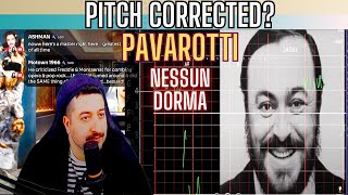 Pavarotti Nessun Dorma  IS IT AUTO TUNED [upl. by Banks]