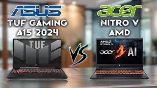 TUF Gaming A15 2024 vs Nitro V 15 AMD  Which Entry Gaming Laptop is BEST  Laptop Compare [upl. by Leta]