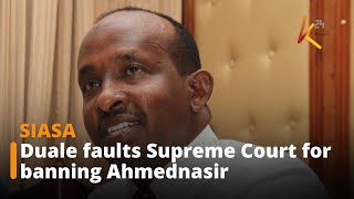 CS Duale faults Supreme Court for banning Ahmednasir [upl. by Yoral]