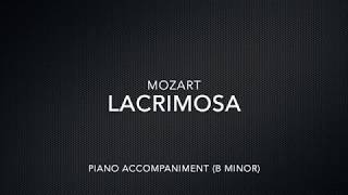 Lacrimosa  Piano Accompaniment [upl. by Aynwat]