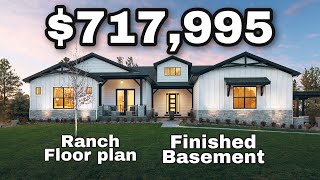 Luxury Home Tour  Parker Colorado  THE CRESTONE Model  Ranch Floor Plan  Toll Brothers Builder [upl. by Adyht256]