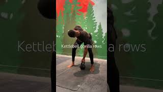 Kettlebell gorilla rows [upl. by Kerrie]