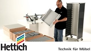 ArciFit 200 Assembly aid for ArciTech drawers made by Hettich [upl. by Enelia]