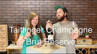 Taittinger Champagne Brut Réserve Wine Review [upl. by Anilatac]