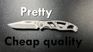 Gerber Paraframe Mini  Kind of a crappy knife but I love it D [upl. by Oreste674]