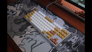 NEO80 Plateless with Cherry MX Black Switches [upl. by Aidnis]