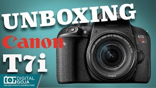 Canon EOS Rebel T7i with 1855mm Lens  Unboxing amp Overview [upl. by Lionel]