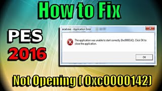 PES 2016 error the application was unable to start correctly 0xc0000142 [upl. by Giustina]