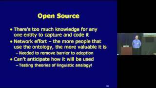 Formal Ontology and the Suggested Upper Merged Ontology SUMO Adam Peace 20110822 [upl. by Nylrehc574]