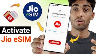 Jio eSIM Activation Online  Jio eSIM kaise activate kare [upl. by Maggi810]