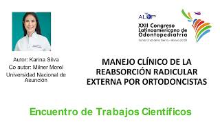 TC100 398 Manejo clínico de la reabsorción radicular externa por ortodoncistas [upl. by Irok]