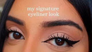 SIREN EYES  cat eyeliner tutorial for beginners [upl. by Adnofal]