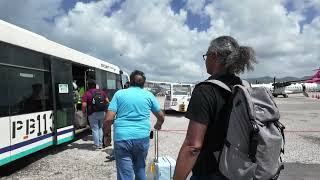 Saint Maarten Airport Arrival 2024 SXM [upl. by Rahman]