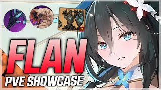 AS FLAN PVE SHOWCASE WYVERN 13 AUTO VERA NIGHTMARE amp EARTH EXPEDITION  Epic Seven [upl. by Alamat]