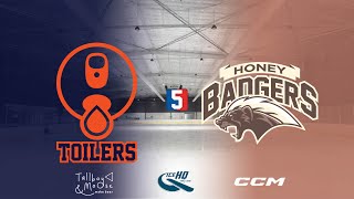 Toilers VS Honey Badgers  Div 5  7th November  IceHQ Rec League ice hockey [upl. by Ailsa632]