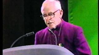 ARCHBISHOP TREVOR HUDDLESTONSPEECH LIVE 1990 [upl. by Gaulin]