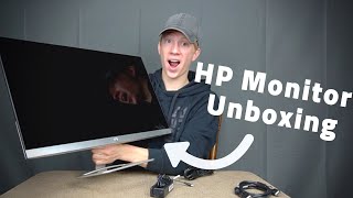 HP 27 inch Monitor Unboxing And Review  The Best 1080P Monitor [upl. by Nipha]