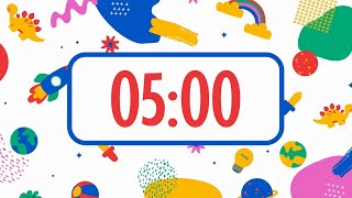 5Minute Clean Up Timer Song for Kids  Fun Countdown for Classrooms amp Home [upl. by Nonnad959]