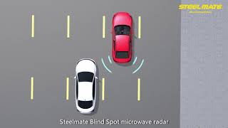 STEELMATE 79GHz Microwave Radar Blind Spot Detection System BSD  SBS1offical video [upl. by Grory382]