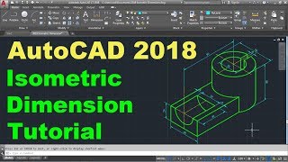 AutoCAD Isometric Dimensions [upl. by Ardnuhs663]