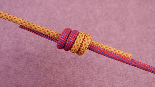 Rope connection knot knotting method [upl. by Ariahay949]