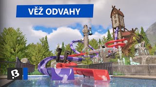 Nový park a hned krutopřísný sešup   Planet Coaster 2 1 [upl. by Aleydis]