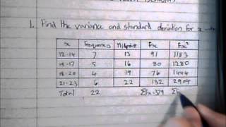 Variance and Standard Deviation [upl. by Behnken]